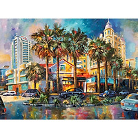 Tranh ghép hình 1000 mảnh 2cm khổ 54×74 – Tranh xếp hình Puzzle cao cấp Thành phố Sochi – beloved city of Sochi