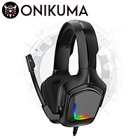 Tai nghe chơi game ONIKUMA K20 với Mic Âm thanh vòm stereo với Mic khử tiếng ồn - Hàng chính hãng