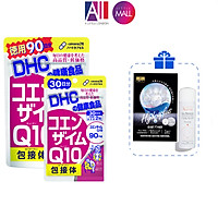 Viên uống chống lão hóa trẻ da DHC coenzyme q10 TẶNG mặt nạ Sexylook / xịt khoáng Avene (Nhập khẩu)