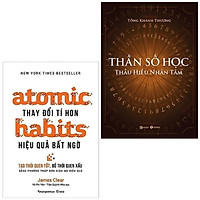 Combo 2 cuốn: Atomic Habits - Thay Đổi Tí Hon, Hiệu Quả Bất Ngờ ( Những Thay Đổi Nhỏ Tạo Nên Thành Công Lớn + Thần Số Học: Thấu Hiểu Nhân Tâm/ Tặng kèm Bookmark)