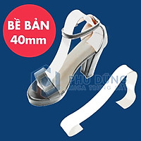 Combo 10 Ruột Mica TRẮNG BỀ BẢN 40mm Trưng Bày Nông Giày/Dép