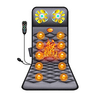 Nệm massage toàn thân Nikio NK-151 - Nhiệt nóng hồng ngoại, có gối mát xa cổ vai gáy