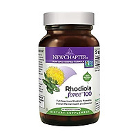 New Chapter Rhodiola Force 300mg with Potent Rhodiola for Endurance + Mood Support + Stress Adaptogen + Non-GMO Ingredients - 30 ct Vegetarian Capsules