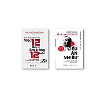 bộ sách 2 cuốn Masayoshi Tỷ phú liều ăn nhiều -- Tối đa hóa hiệu suất công việc Việc 12 tháng làm trong 12 tuần t