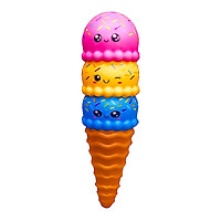 Squishy kem ốc quế 3 tầng - Giao màu ngẫu nhiên