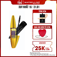 Mascara Dày Mi Cực Đại Maybelline New York The Magnum Big Shot Waterproof Chuốt Mi Không Lem Không Trôi 10ml