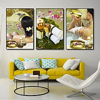 Tranh Laminate Tráng Gương - Tranh Treo Tường Spa Thư Giãn