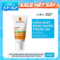 Kem Chống Nắng Không Màu Kiểm Soát Dầu La Roche-Posay Anthelios XL Dry Touch Gel-Cream SPF 50+ UVB & UVA (50ml)
