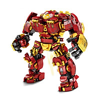 Lắp Ráp Xếp Hình Mô Hình Marvel Robot Hulkbuster Iron Man Super Heroes 650 Khối LY76015