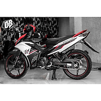 Tem trùm xe dành cho Exciter 135 Y15ZR Đỏ Trắng