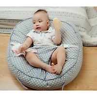 Gối chống trào ngược Babylux Lounger ( Kích thước lớn, có đai an toàn cho bé lớn, có vỏ phụ để thay)