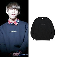 Thời Trang Hàn Quốc Mới K Pop Kpop V RM Quần Tây Nam/Nữ Áo Hoodie Dài Tay Áo Áo Thun Nữ Harajuku Dạo Phố hoody