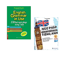 Combo sách Tham Khảo: Ngữ Pháp Và Giải Thích Ngữ Pháp Tiếng Anh Cơ Bản Và Nâng Cao 1+ English Grammar In Use - 130 Bài Ngữ Pháp Tiếng Anh_Tặng Bookmark