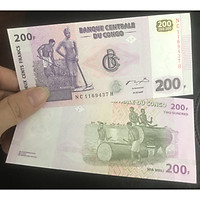 Tiền thế giới 200 Francs Cộng hòa Công Gô sưu tầm