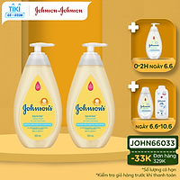 Bộ 2 Chai Sữa Tắm Gội Toàn Thân Cho Bé Johnson's Baby Top To Toe 500mlx2