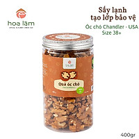 Nhân hạt óc chó Mỹ 400GR- Hoa Lâm - Nhập khẩu USA - Tốt cho sức khỏe tim mạch và trí não