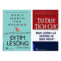Combo Tư Duy Tích Cực (Tái Bản) + Đi Tìm Lẽ Sống (2 Cuốn)