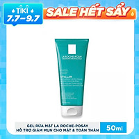 Gel Rửa Mặt La Roche-Posay Hỗ Trợ Giảm Mụn Cho Mặt & Toàn Thân Effaclar Micro-Peeling Purifying Gel 50Ml