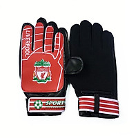 Găng Tay Thủ Môn Cao Cấp Bắt Siêu Dính Bóng Liverpool Người Lớn Freesize