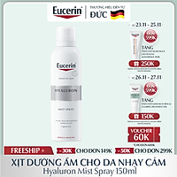Xịt Dưỡng Ẩm Cho Da Nhạy Cảm Eucerin Hyaluron Mist Spray 150ml