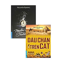 Sách - Combo Nguyên Phong - Muôn Kiếp Nhân Sinh + Dấu chân trên cát (Bìa mềm) - FirstNews