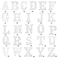 Shape N INS hot English letter light LED symbol modeling lamp