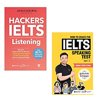 Combo Giỏi IELTS Chẳng Tốn Mấy Đâu: Hackers IELTS Listening + How To Crack The IELTS Speaking Test - Part 1