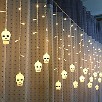 LED Window Curtain String Light Party Hallowmas Outdoor Indoor Wall Decorations