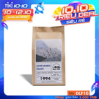 Cà phê Arabica Cầu Đất rang mộc sạch nguyên chất - Túi 250Gr (Dạng Bột)