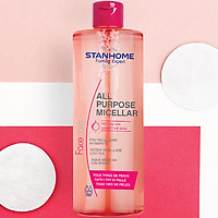 Nước Rửa Mặt & Tẩy Trang Cho Da Nhạy Cảm All Purpose Micellar Stanhome 400ml