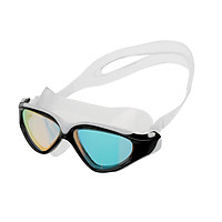 Adult Anti-fog Swimming Goggles Swim Glasses Adjustable UV Protection Black / Blue