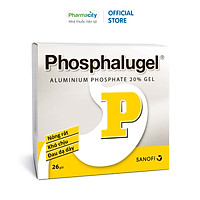 Thuốc điều trị triệu chứng nóng rát, đau dạ dày Phosphalugel (Hộp 26 gói)