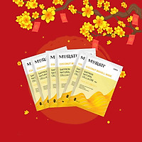 Saffron Natural Cellulose (Combo 6 Mặt Nạ Sinh Học Nhụy Hoa Nghệ Tây) - M'Lirati