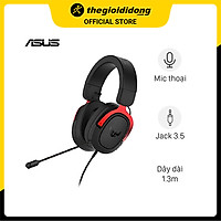 Tai nghe chụp tai Gaming Asus TUF H3 Đen Đỏ - Hàng Chính Hãng