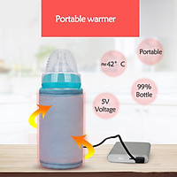 USB Mới Túi Giữ Nhiệt Cho Bình Sữa Cho Bé Bé Bình Bình Giữ Nhiệt Cách Điện Túi Di Động