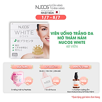 Viên uống trắng da giảm nám chống nắng Nucos White 60 viên
