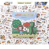 Hộp 100 tờ sticker INFELLME không trùng mẫu siêu dễ thương (có sẵn)