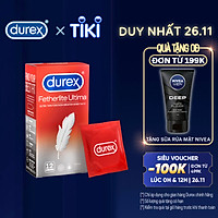 Bao cao su Durex Fetherlite Ultima Hộp 12 Bao