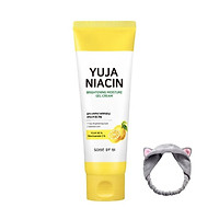 Kem Dưỡng Ẩm, Làm Sáng Da, Mờ Thâm Some By Mi Yuja Niacin Brightening Moisture Gel Cream 100ml + Tặng kèm 1 băng đô tai mèo xinh xắn ( màu ngẫu nhiên)