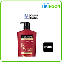 Dầu gội TRESEMME Keratin Smooth Cho tóc khô xơ rối Công thức Hydrolyzed Keratin Dưỡng Tóc Vào Nếp Suôn Mượt 850g