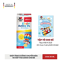Thực phẩm bảo vệ sức khỏe Siro bổ sung Vitamin D3 cho trẻ Doppelherz Kinder Active D3 Drops (Lọ 30ml)