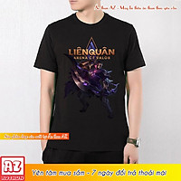 Áo thun game Liên Quân màu đen in hình Yorn siêu việt M2752