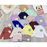 Quần Áo Thu Đông, Áo Thu Đông Dài Tay Len Tăm Cho Bé Trai, Bé Gái Size 8-18 Kg