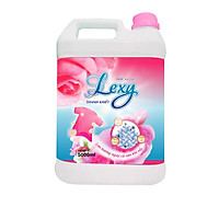Nước xả vải Lexy can 5L - Thơm mát - Mềm mại - Lưu hương