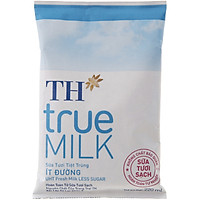 Bịch Sữa Tươi Tiệt Trùng Ít Đường TH True Milk 220ml