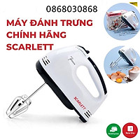 BẢO HÀNH 1 ĐỔI 1 Máy đánh trứng cầm tay 7 tốc độ SCARLETT - Công suất 180w