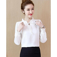 Áo Kiểu Tay Dúng Xinh Xắn A548-TRẮNG -M