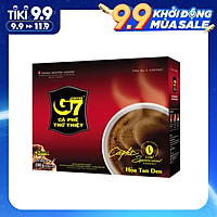 Cà phê G7 hòa tan đen - Hộp 15 gói 2gr