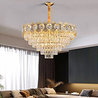 Đèn chùm pha lê cao cấp thiết kế sang trọng trang trí phòng khách, bàn ăn, nhà hàng, quán cafe CFL-A135