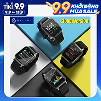 Đồng hồ thông minh XIAOMI Haylou LS02 Phiên bản tiếng Anh 12 Chế độ thể thao IP68 màn hình LCD 1,3 inch chống nước LS01 phiên bản cập nhật